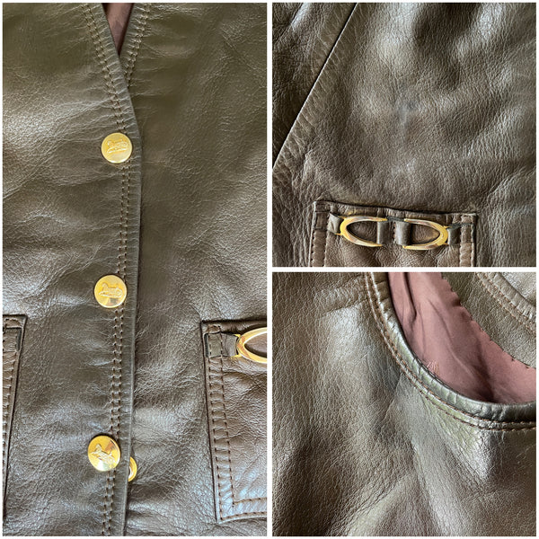 Gilet Calèche en cuir